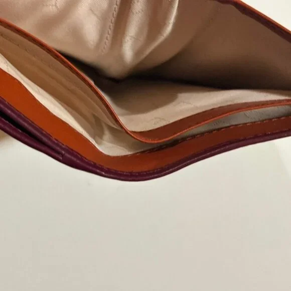 Radley London Scottie Dog Leather Wallet Zip Around Burgundy - Picture 9 of 12